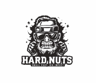 HARD NUTS SMALL PART. BIG IMPACT logo