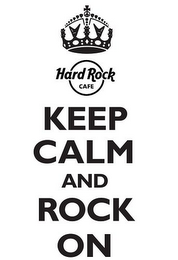 HARD ROCK CAFE KEEP CALM AND ROCK ON logo