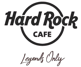 HARD ROCK CAFE LEGENDS ONLY logo