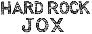 HARD ROCK JOX logo
