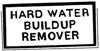 HARD WATER BUILDUP REMOVER logo