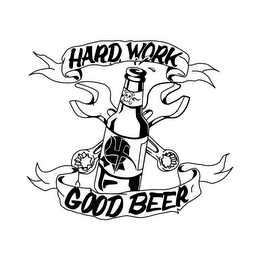 HARD WORK 4 GOOD BEER logo