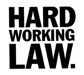 HARD WORKING LAW. logo