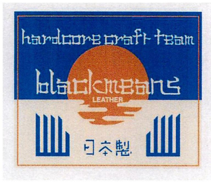 HARDCORE CRAFT TEAM BLACKMEANS LEATHER logo