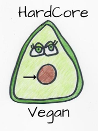 HARDCORE VEGAN logo