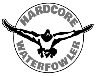 HARDCORE WATERFOWLER logo