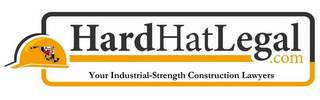 HARDHATLEGAL .COM YOUR INDUSTRIAL-STRENGTH CONSTRUCTION LAWYERS logo