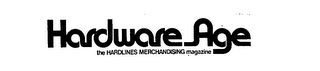 HARDWARE AGE THE HARDLINES MERCHANDISING MAGAZINE logo