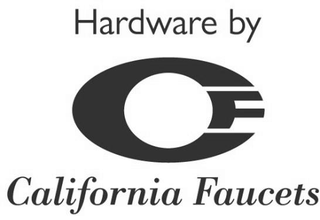 HARDWARE BY CF CALIFORNIA FAUCETS logo