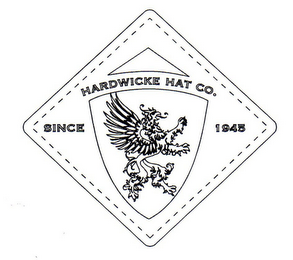 HARDWICKE HAT CO. SINCE 1945 logo
