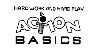HARDWORK AND HARD PLAY ACTION BASICS logo