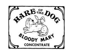 HARE OF THE DOG BLOODY MARY CONCENTRATE logo