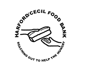 HARFORD/CECIL FOOD BANK REACHING OUT TO HELP THE HUNGRY logo