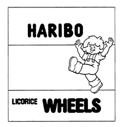 HARIBO LICORICE WHEELS logo