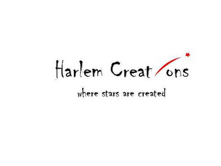 HARLEM CREATIONS WHERE STARS ARE CREATED logo