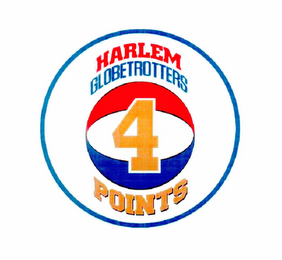HARLEM GLOBETROTTERS 4 POINTS logo