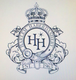 HARLEM HABERDASHERY HH EST. 1963 logo