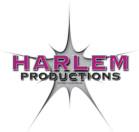 HARLEM PRODUCTIONS SYDNEY AUSTRALIA logo