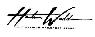 HARLEM WORLD NYC FASHION MAILORDER STORE logo