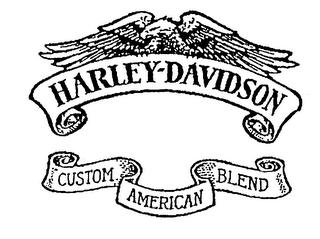 HARLEY-DAVIDSON CUSTOM AMERICAN BLEND logo