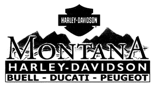 HARLEY-DAVIDSON MONTANA HARLEY-DAVIDSON BUELL - DUCATI - PEUGEOT logo