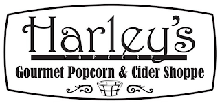 HARLEY'S POPCORN GOURMET POPCORN & CIDER SHOPPE logo