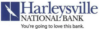 HARLEYSVILLE NATIONAL BANK YOU'RE GOING TO LOVE THIS BANK. logo