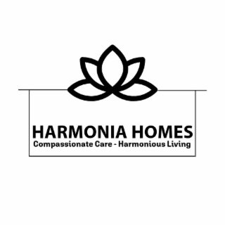 HARMONIA HOMES COMPASSIONATE CARE - HARMONIOUS LIVING logo