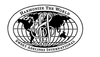 HARMONIZE THE WORLD SWEET ADELINES INTERNATIONAL logo