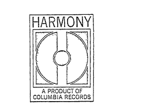 HARMONY A PRODUCT OF COLUMBIA RECORDS logo