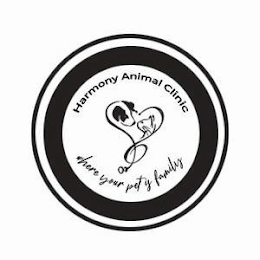 HARMONY ANIMAL CLINIC WHERE YOUR PET IS FAMILY logo