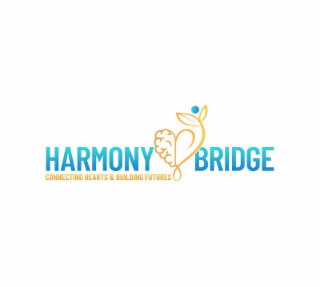 HARMONY BRIDGE CONNECTING HEARTS & BUILDING FUTURES logo