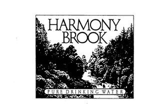 HARMONY BROOK PURE DRINKING WATER logo