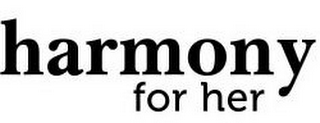 HARMONY FOR HER logo