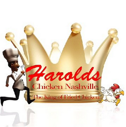 HAROLD CHICKEN NASHVILLE THE KING OF FRIED CHICKEN logo