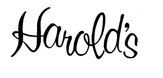 HAROLD'S logo