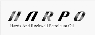 HARPO HARRIS AND ROCKWELL PETROLEUM OIL logo
