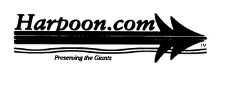 HARPOON.COM PRESERVING THE GIANTS logo