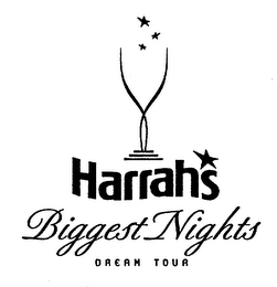 HARRAH'S BIGGEST NIGHTS DREAM TOUR logo
