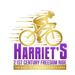 HARRIET'S 21ST CENTURY FREEDOM RIDE THE RIDE TO FREEDOM STARTS HERE logo