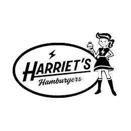HARRIET'S HAMBURGERS logo
