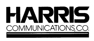 HARRIS COMMUNICATIONS, CO. logo