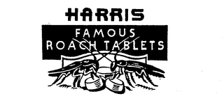 HARRIS FAMOUS ROACH TABLETS logo
