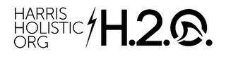 HARRIS HOLISTIC ORG H.2.O. logo