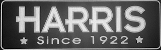 HARRIS SINCE 1922 logo