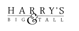 HARRY'S BIG & TALL logo