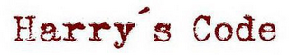 HARRY'S CODE logo