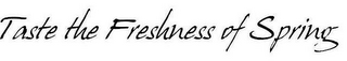 HARTMAN FOODS TASTE THE FRESHNESS OF SPRING logo