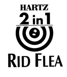 HARTZ 2 IN 1 RID FLEA logo