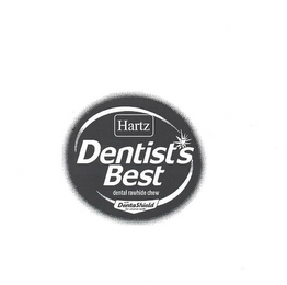 HARTZ DENTIST'S BEST DENTAL RAWHIDE CHEW WITH DENTASHIELD FOR CLEANER TEETH logo